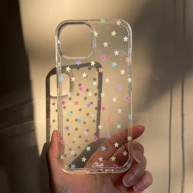 Kolorowe etui na telefon z graffiti w kształcie gwiazd, brokatowe, do iPhone 17 16 15 14 Pro Max 13 12 11 XS X… Kolorowe etui na telefon z graffiti w kształcie gwiazd, brokatowe, do iPhone 17 16 15 14 Pro Max 13 12 11 XS X…