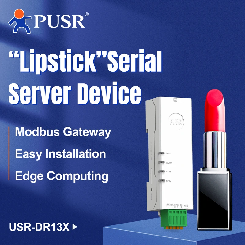 Konwerter PUSR Serial RS485 RS232 na Ethernet, montowany na szynę DIN, bramka Modbus RTU na TCP, obsługa Edge… Konwerter PUSR Serial RS485 RS232 na Ethernet, montowany na szynę DIN, bramka Modbus RTU na TCP, obsługa Edge…