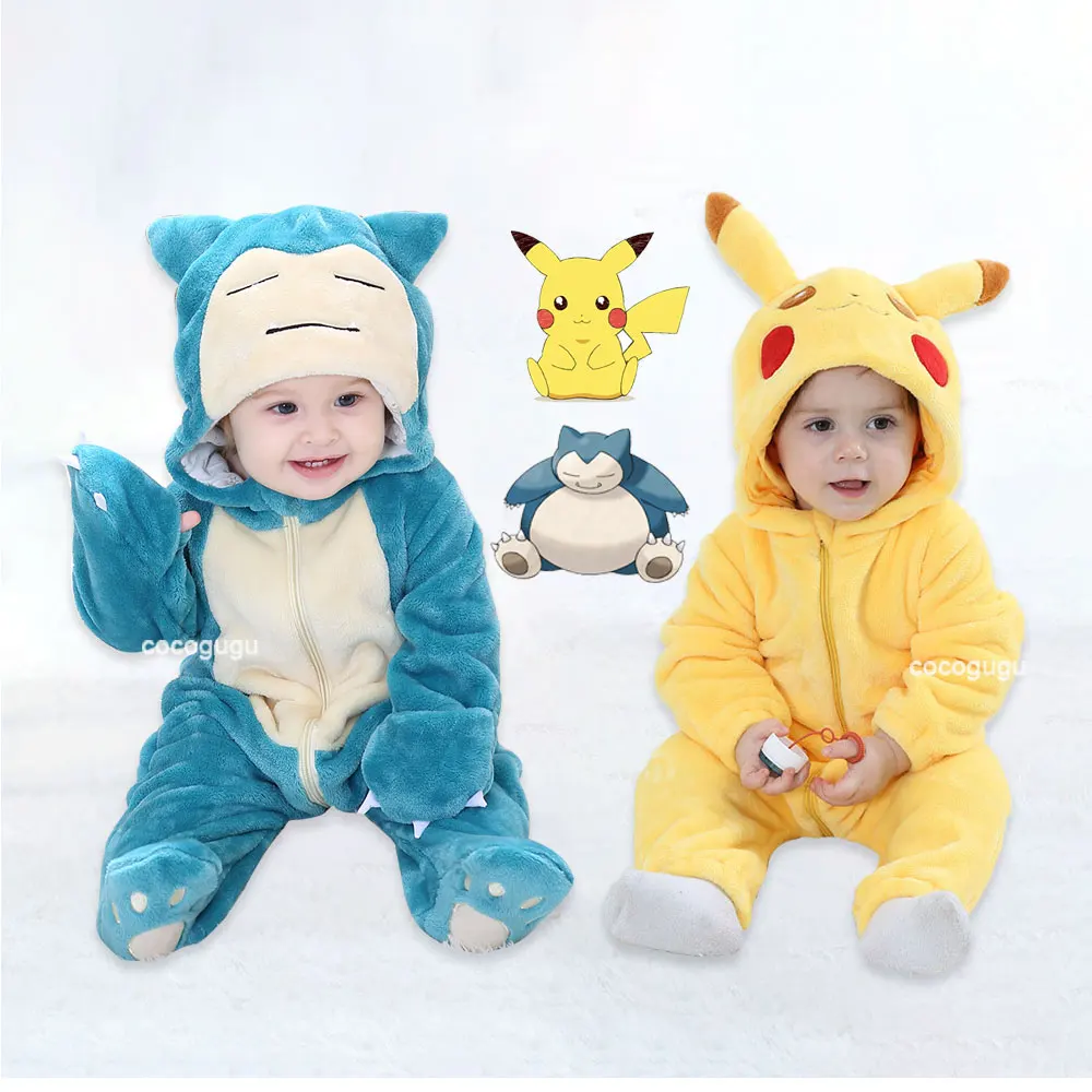 Kostium Pokemon 0-5 lat Niemowlę Snorlax Pajacyk Anime Cosplay Kigurumi Śliczna Piżama Chłopcy Dziewczęta… Kostium Pokemon 0-5 lat Niemowlę Snorlax Pajacyk Anime Cosplay Kigurumi Śliczna Piżama Chłopcy Dziewczęta…