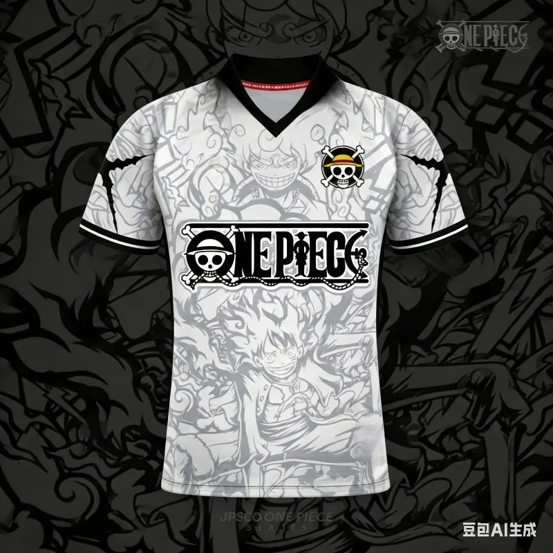 Koszulka Anime One Piece Luffy 2026 w stylu vintage, bejsbolówka, męska damska, z pełnym nadrukiem 3D…