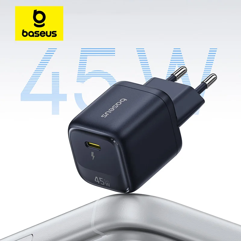 Ładowarka Baseus 45W GaN do telefonów iPhone 17 16 15 14 13 Pro Max, ładowarka USB C obsługująca szybkie… Ładowarka Baseus 45W GaN do telefonów iPhone 17 16 15 14 13 Pro Max, ładowarka USB C obsługująca szybkie…