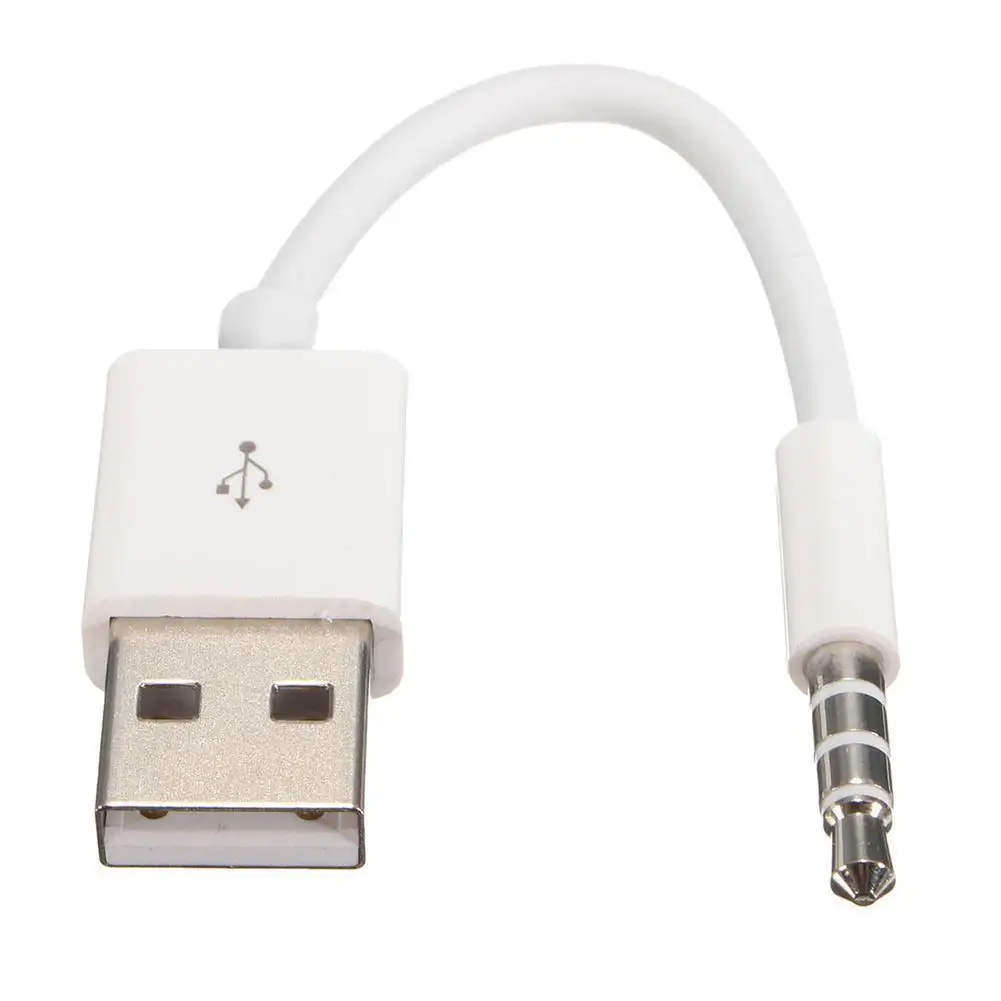 Ładowarka danych USB 3.5mm synchronizacja kabel do ipoda Audio Shuffle 3rd 4th Gen akcesorium