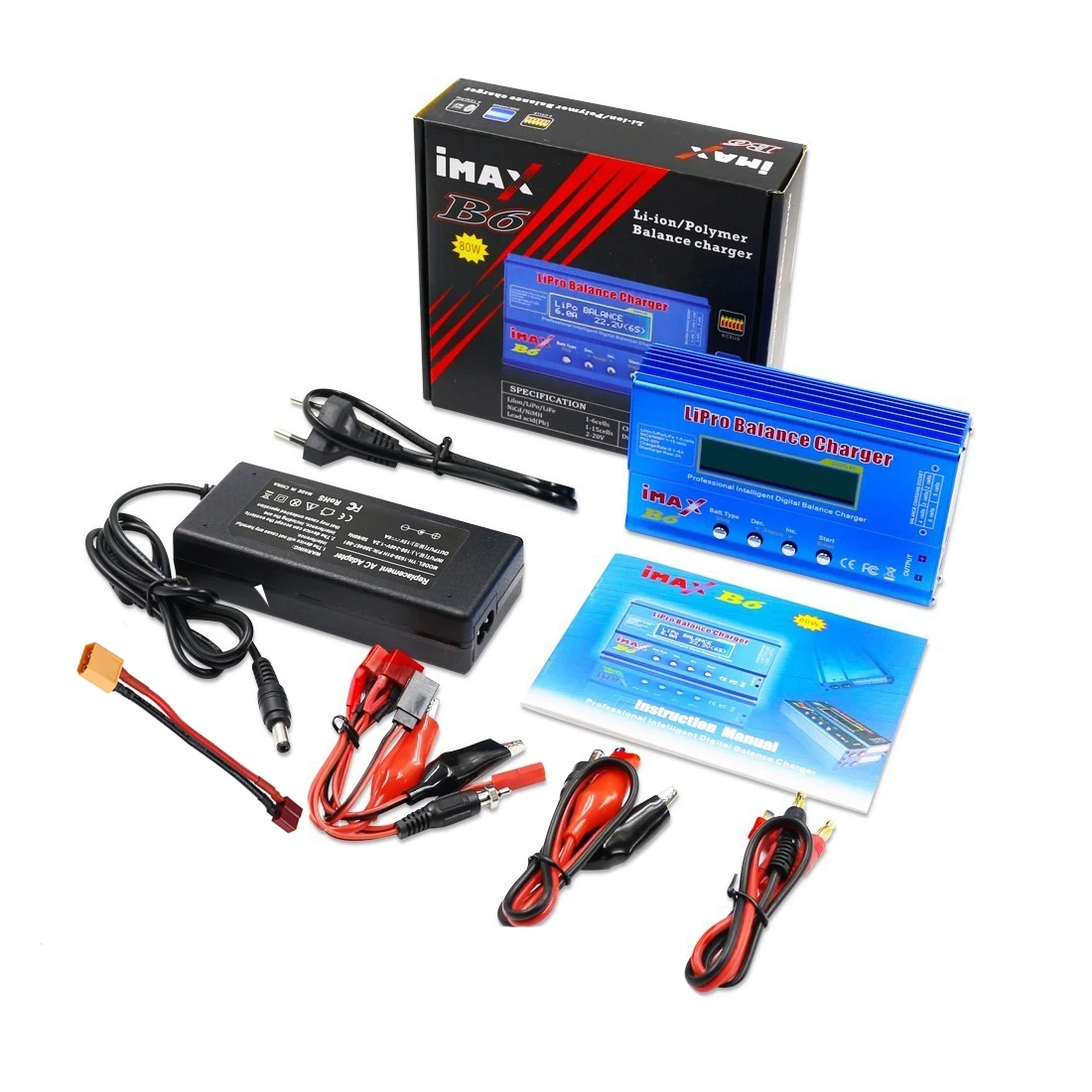 Ładowarka iMAX B6 80W 6A Lipo NiMh Li-ion Ni-Cd Cyfrowa ładowarka RC Balance Ładowarka Lipro Ładowarka +… Ładowarka iMAX B6 80W 6A Lipo NiMh Li-ion Ni-Cd Cyfrowa ładowarka RC Balance Ładowarka Lipro Ładowarka +…