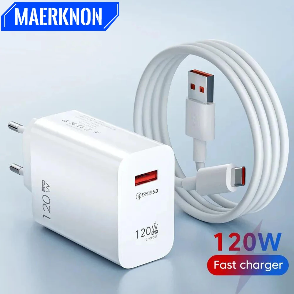 Ładowarka USB 120W GaN Szybkie ładowanie Wtyczka UE/USA Ładowarka do telefonu Adapter 10A Kabel typu C do… Ładowarka USB 120W GaN Szybkie ładowanie Wtyczka UE/USA Ładowarka do telefonu Adapter 10A Kabel typu C do…