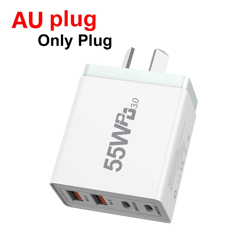 Ładowarka USB z wtyczką EU/US/UK/AU Quick Charge 3.0 do adaptera telefonicznego do iPhone’a 13 Pro Max… Ładowarka USB z wtyczką EU/US/UK/AU Quick Charge 3.0 do adaptera telefonicznego do iPhone’a 13 Pro Max…