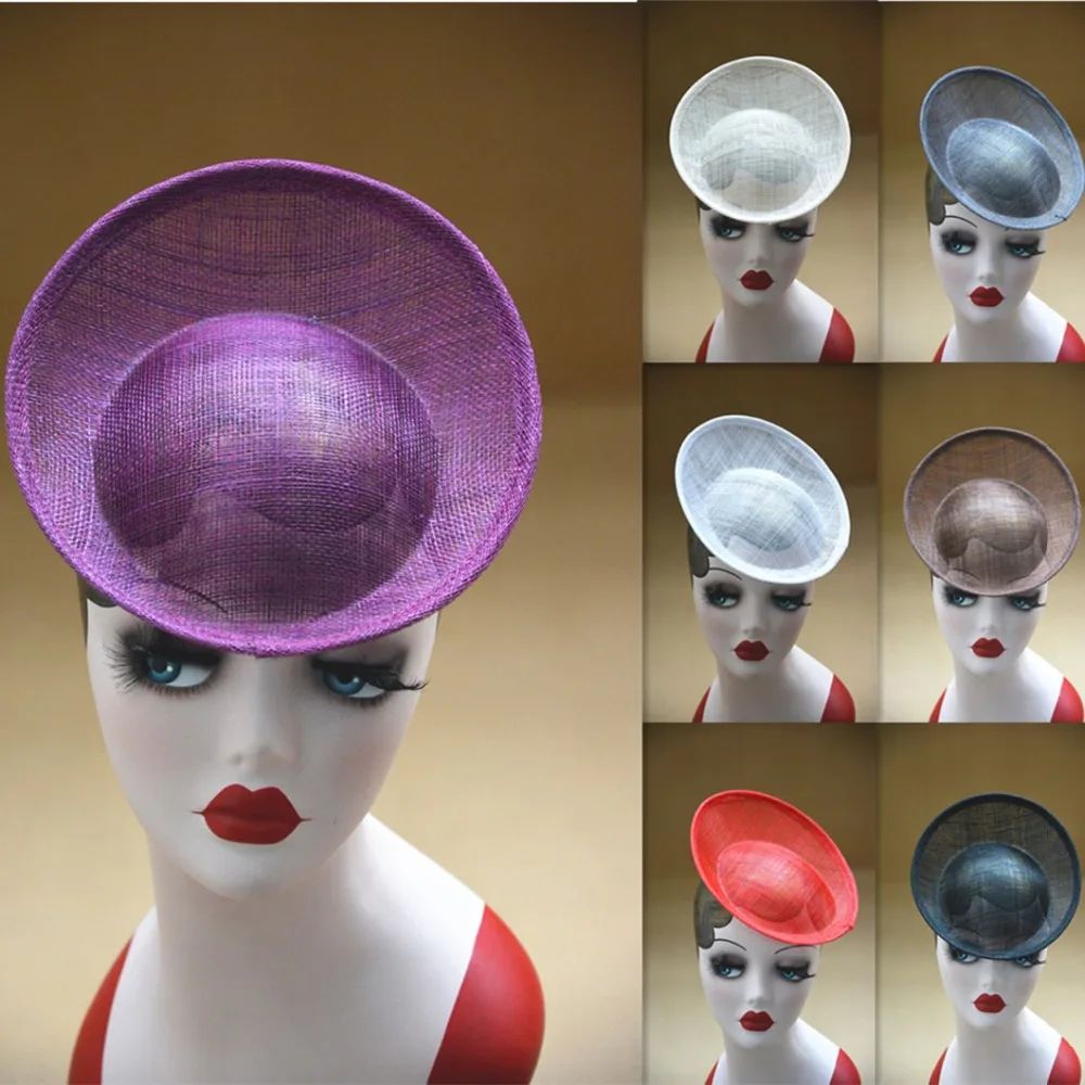 Lawliet 20cm okrągły spodek inspirowany sinamay czapka fascinator Millinery baza B063 Lawliet 20cm okrągły spodek inspirowany sinamay czapka fascinator Millinery baza B063