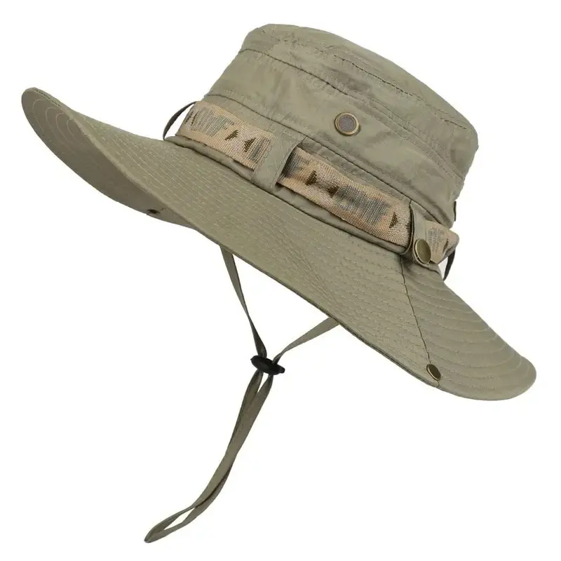 Letni męski kapelusz typu Bucket na zewnątrz ochrona UV szerokie rondo Panama Safari polowanie kapelusz… Letni męski kapelusz typu Bucket na zewnątrz ochrona UV szerokie rondo Panama Safari polowanie kapelusz…