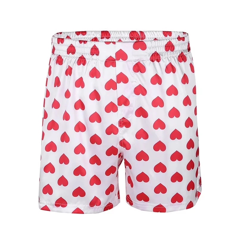 Letnia moda, casualowe, szybkoschnące, oddychające męskie szorty z uroczym nadrukiem serca, klasyczne… Letnia moda, casualowe, szybkoschnące, oddychające męskie szorty z uroczym nadrukiem serca, klasyczne…