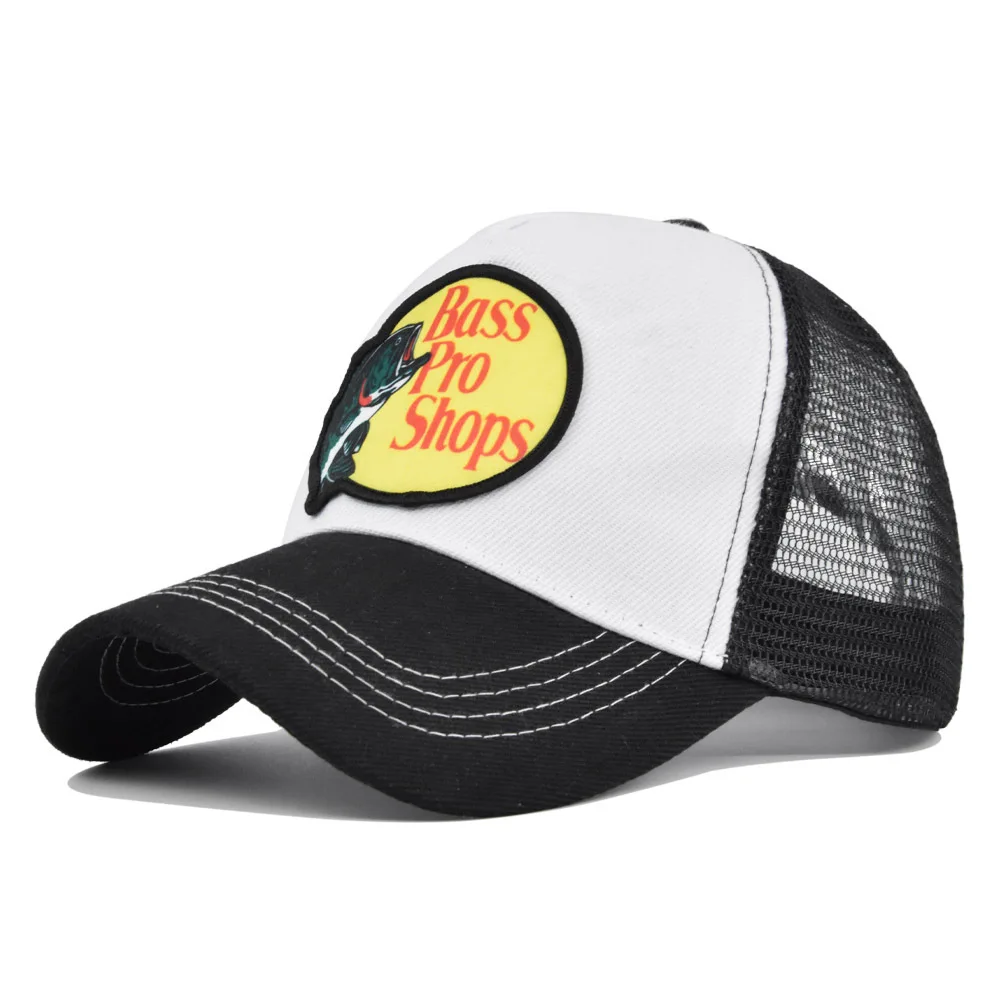 Letnia siateczkowa czapka z daszkiem dla mężczyzn i kobiet Trucker Mesh Hat Czapki z daszkiem Outdoor Sports…