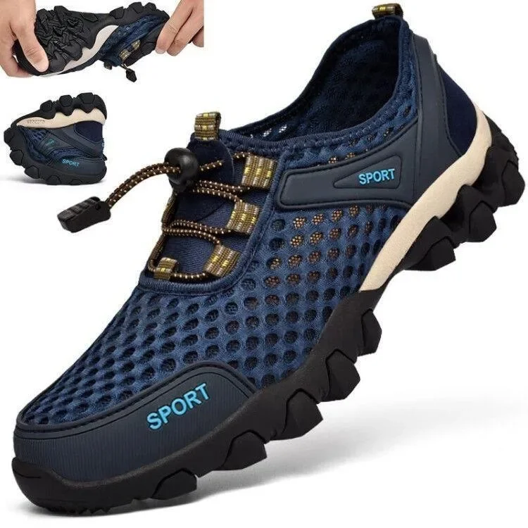 Letnie męskie siateczkowe buty sportowe Moda alpinistyczna Oddychające lekkie buty antypoślizgowe Outdoor…