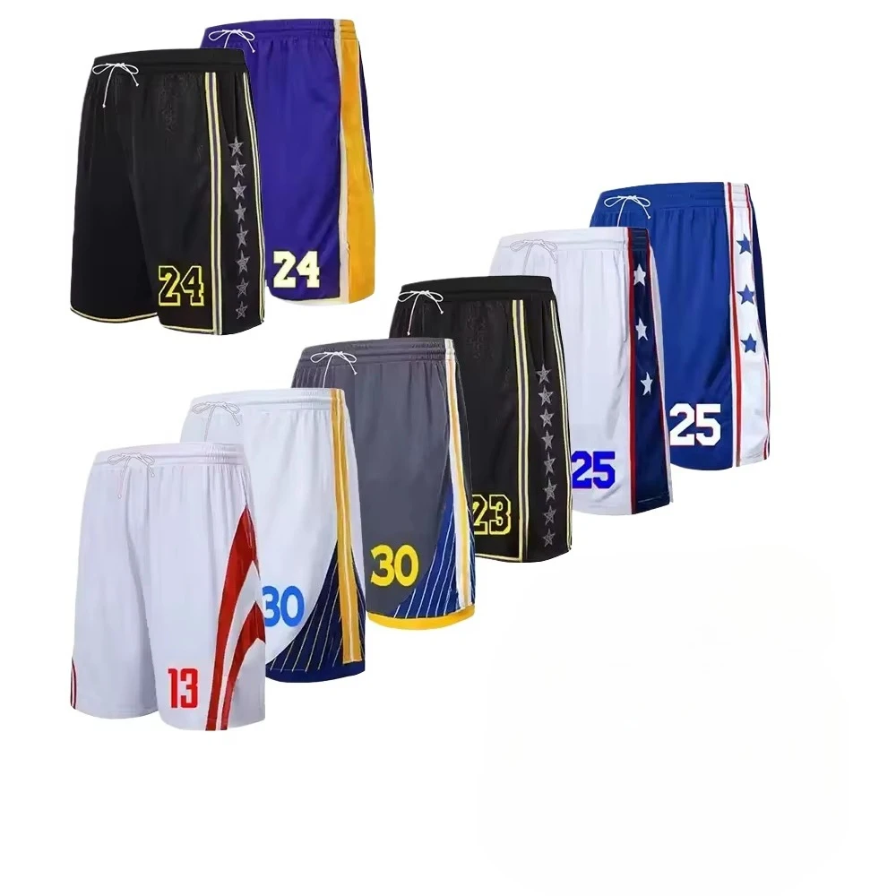 Letnie Nowe Modne Sportowe Szorty do Koszykówki Treningowe Wielokolorowe Szorty Chłopięce Dziewczęce Sportowe… Letnie Nowe Modne Sportowe Szorty do Koszykówki Treningowe Wielokolorowe Szorty Chłopięce Dziewczęce Sportowe…