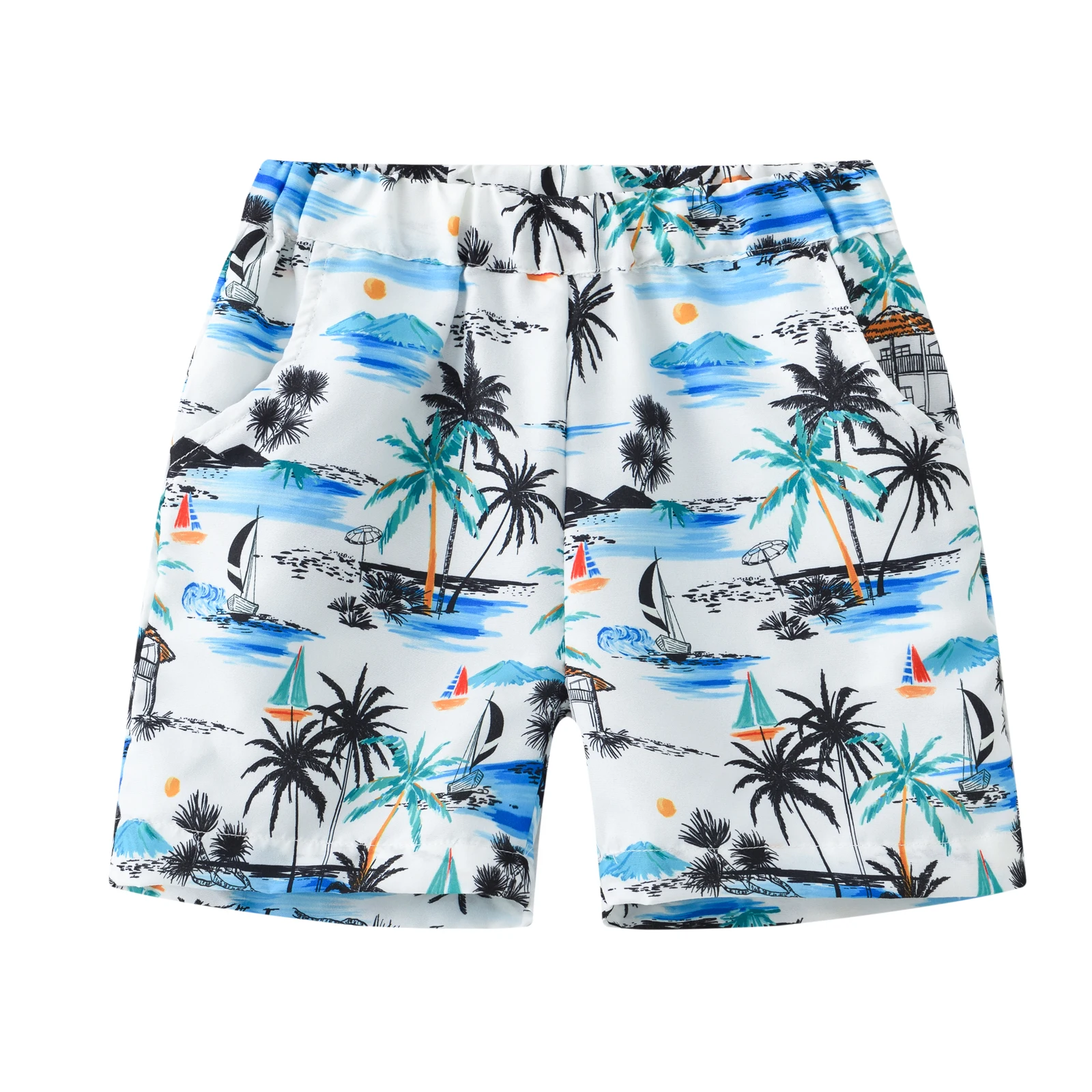 Letnie nowe szorty dziecięce Zhongda, modne, z nadrukiem kokosów, wielokolorowe, cienkie spodnie plażowe dla… Letnie nowe szorty dziecięce Zhongda, modne, z nadrukiem kokosów, wielokolorowe, cienkie spodnie plażowe dla…