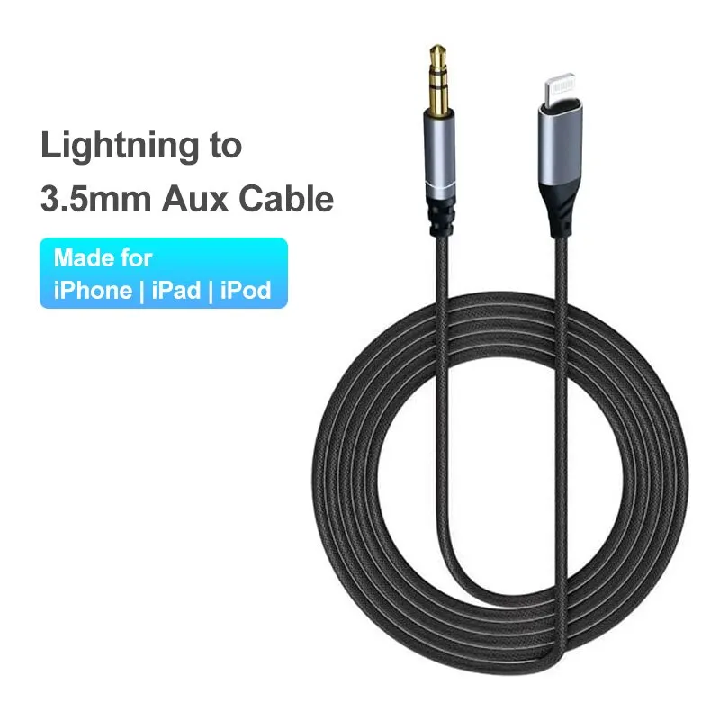 Lightning do 3,5mm Jack AUX kabel 8Pin do AUX 3,5mm adapter słuchawkowy rozdzielacz kabla audio do iPhone’a… Lightning do 3,5mm Jack AUX kabel 8Pin do AUX 3,5mm adapter słuchawkowy rozdzielacz kabla audio do iPhone’a…