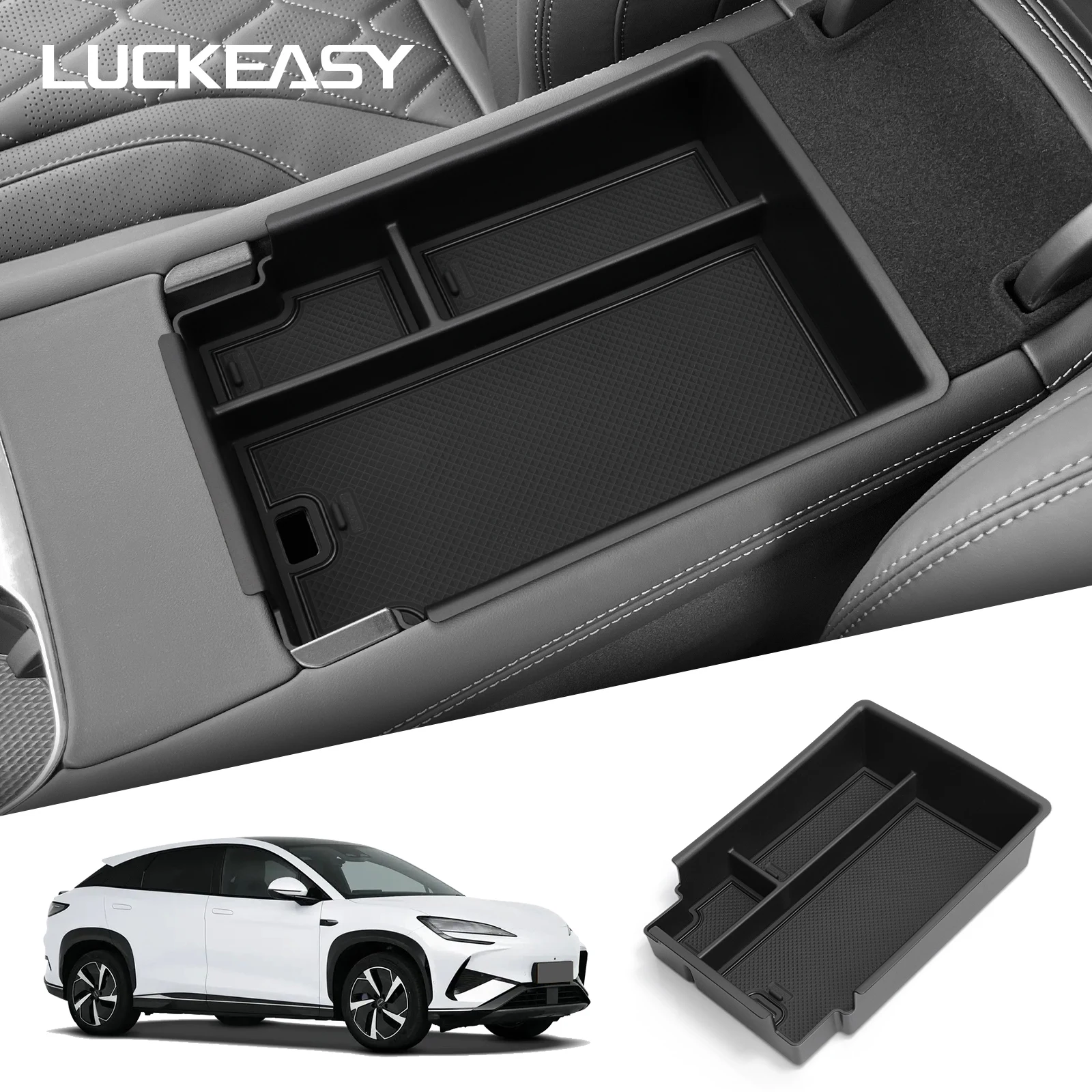 LUCKEASY do BYD Sealion 07 EV 2024-2025 (Nie pasuje do wersji koreańskiej) Schowek na podłokietnik, organizer…