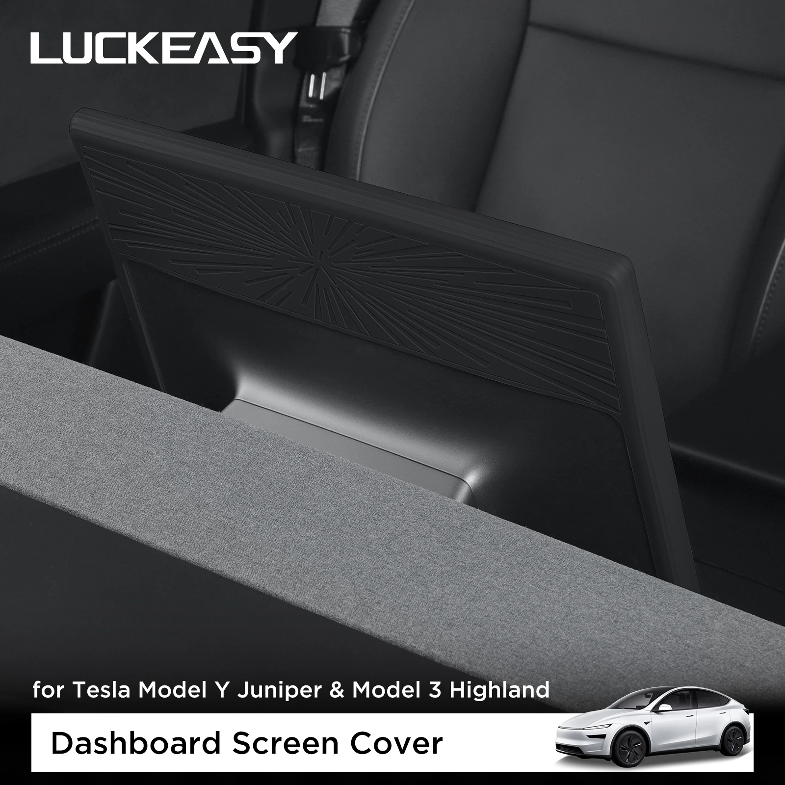 LUCKEASY Osłona ekranu centralnego 16 cali do Tesla Model 3 Model Y Model YL 2025 2026, ramka nawigacji… LUCKEASY Osłona ekranu centralnego 16 cali do Tesla Model 3 Model Y Model YL 2025 2026, ramka nawigacji…