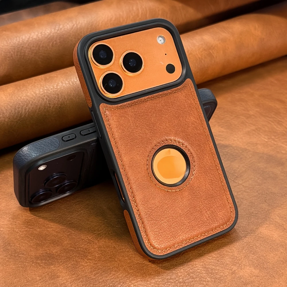 Luksusowe, antyczne skórzane etui na telefon do iPhone 17 16 15 14 13 Pro Max, biznesowa, miękka, odporna na…