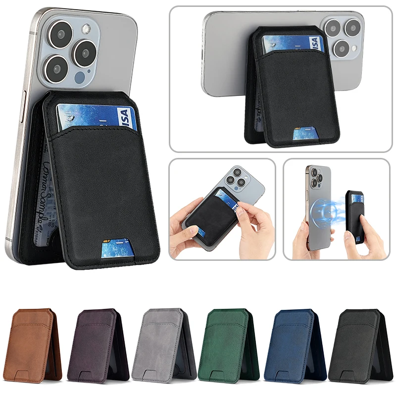 Luksusowe etui magnetyczne Magsafe ze skórzanym uchwytem na portfel do iPhone’a 16 15 14 13 12 Pro Max Uchwyt… Luksusowe etui magnetyczne Magsafe ze skórzanym uchwytem na portfel do iPhone’a 16 15 14 13 12 Pro Max Uchwyt…