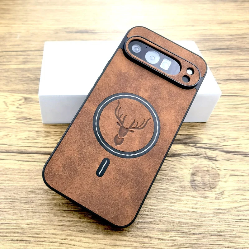 Luksusowe etui z imitacji skóry z magnetycznym zamknięciem do Google Pixel 11 10 9 8 7 Pro XL 10A 9A 8A 7A…