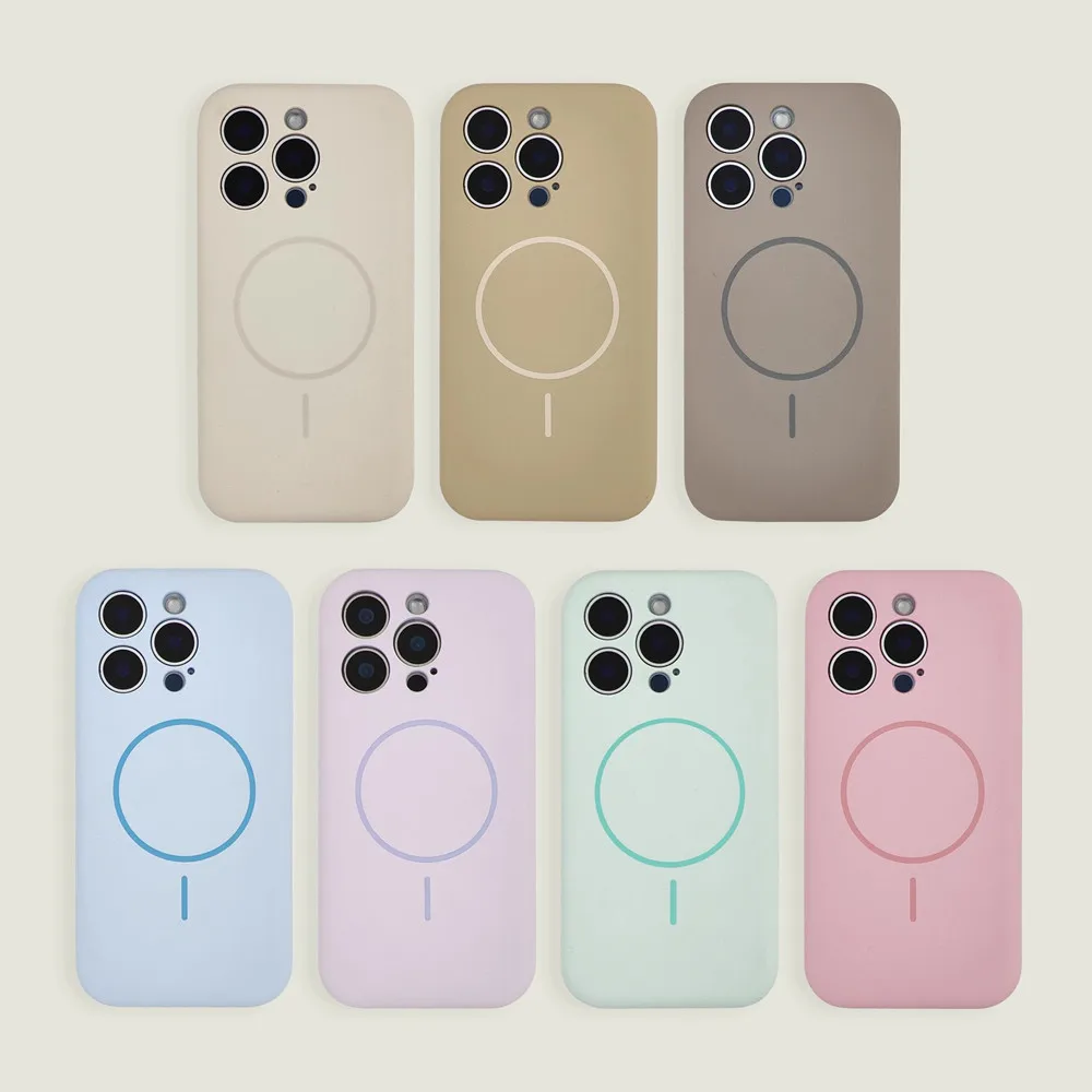 Luksusowe etui z płynnego silikonu do iPhone’a 14 15 16 17 ProMax, magnetyczne, kompatybilne z bezprzewodowym… Luksusowe etui z płynnego silikonu do iPhone’a 14 15 16 17 ProMax, magnetyczne, kompatybilne z bezprzewodowym…