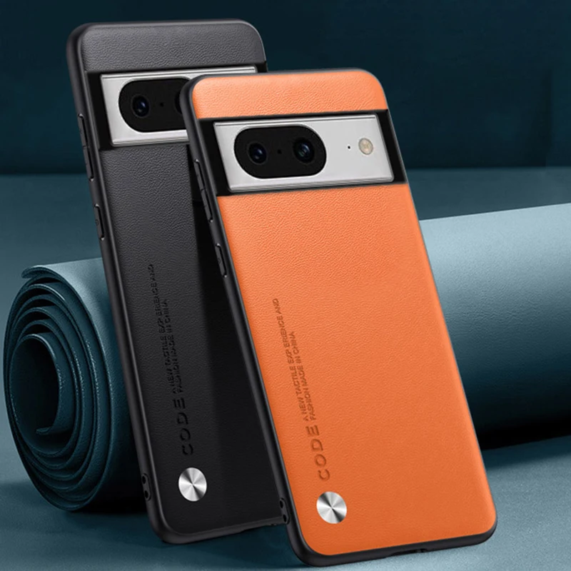 Luksusowe etui ze skóry PU dla Google Pixel 8 Pro 8Pro Pokrowiec silikonowy ochronny na telefon dla Google…