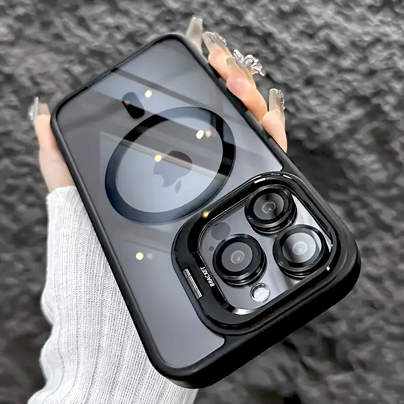 Luksusowe magnetyczne etui na telefon z ochroną przed wstrząsami i obsługą MagSafe do iPhone 11 12 13 14 15 16…