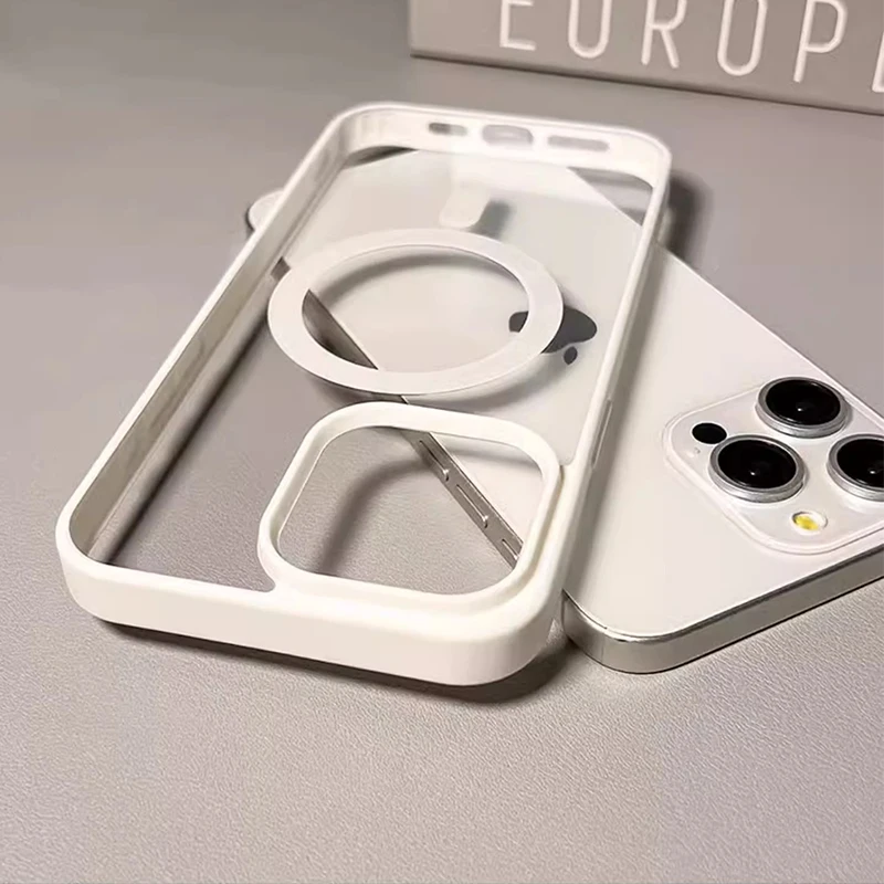 Luksusowe Przezroczyste Magnetyczne Etui na Telefon iPhone 17 16 15 14 13 12 11 Pro Max 16 Plus z Bumperem… Luksusowe Przezroczyste Magnetyczne Etui na Telefon iPhone 17 16 15 14 13 12 11 Pro Max 16 Plus z Bumperem…