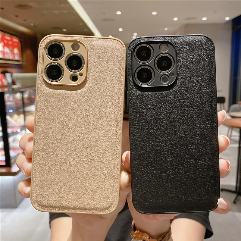 Luksusowe skórzane etui odporne na wstrząsy dla iPhone’a 14 13 12 11 Max XR X XS 7 8 Plus miękka osłona na… Luksusowe skórzane etui odporne na wstrząsy dla iPhone’a 14 13 12 11 Max XR X XS 7 8 Plus miękka osłona na…