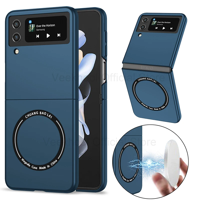 Magnetyczne etui z funkcją ładowania bezprzewodowego do Galaxy Z Flip5 4 3 Magsafe Case Anti Fingerprint… Magnetyczne etui z funkcją ładowania bezprzewodowego do Galaxy Z Flip5 4 3 Magsafe Case Anti Fingerprint…
