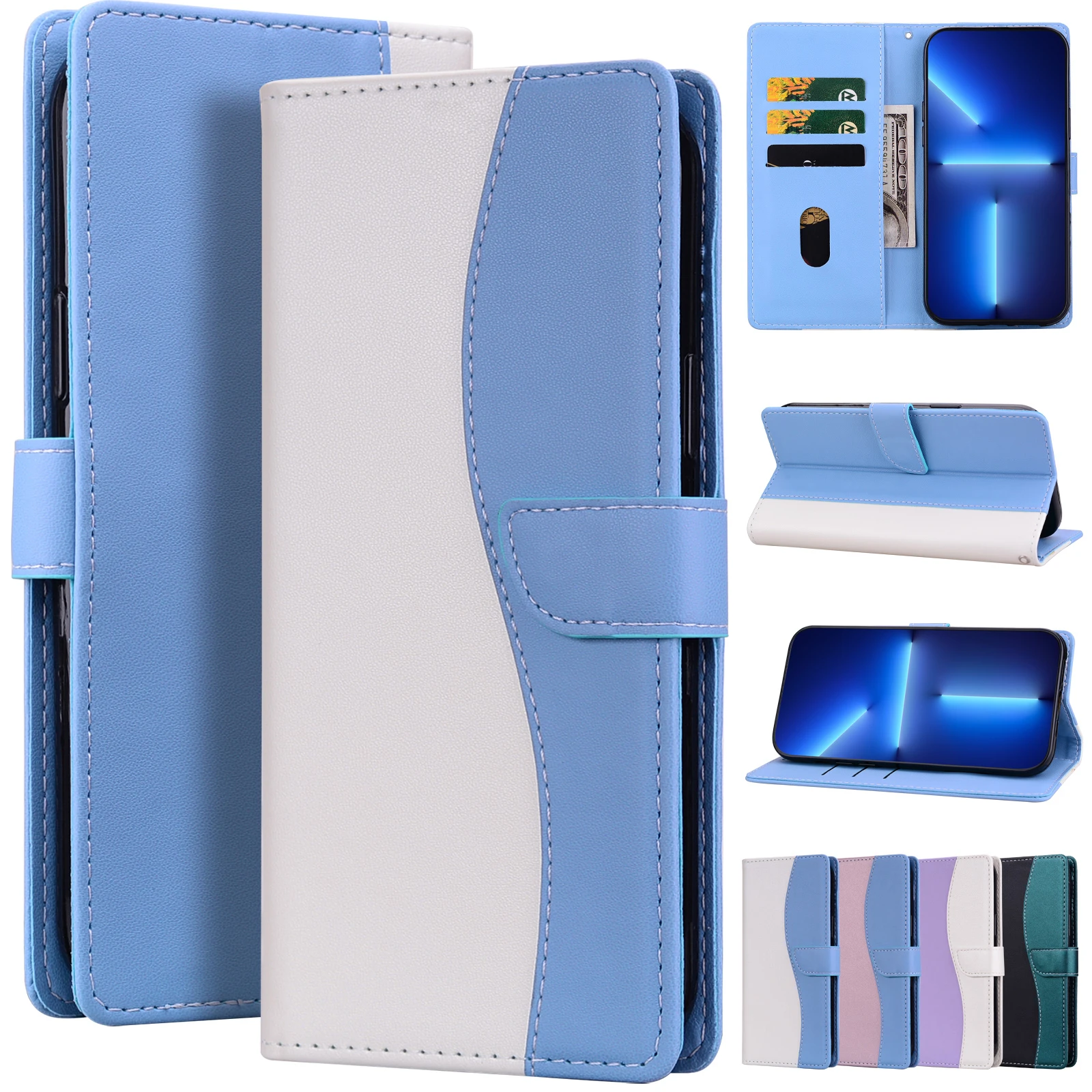 Magnetyczne etui z klapką na skórzanym etui do Samsung Galaxy S25 S24 S23 S22 S21 S20 S10 S10e S9 S8 Edge Plus… Magnetyczne etui z klapką na skórzanym etui do Samsung Galaxy S25 S24 S23 S22 S21 S20 S10 S10e S9 S8 Edge Plus…