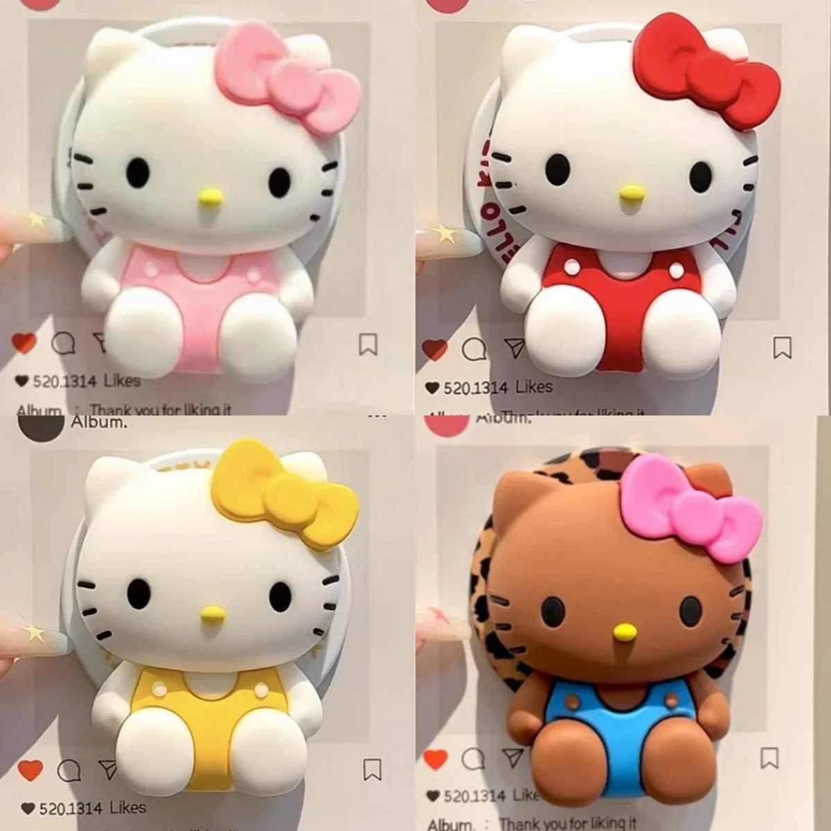 Magnetyczny uchwyt do telefonu Magsafe, podstawka Grip Tok, uroczy Sanrio Hello Kitty, składany uchwyt do etui… Magnetyczny uchwyt do telefonu Magsafe, podstawka Grip Tok, uroczy Sanrio Hello Kitty, składany uchwyt do etui…