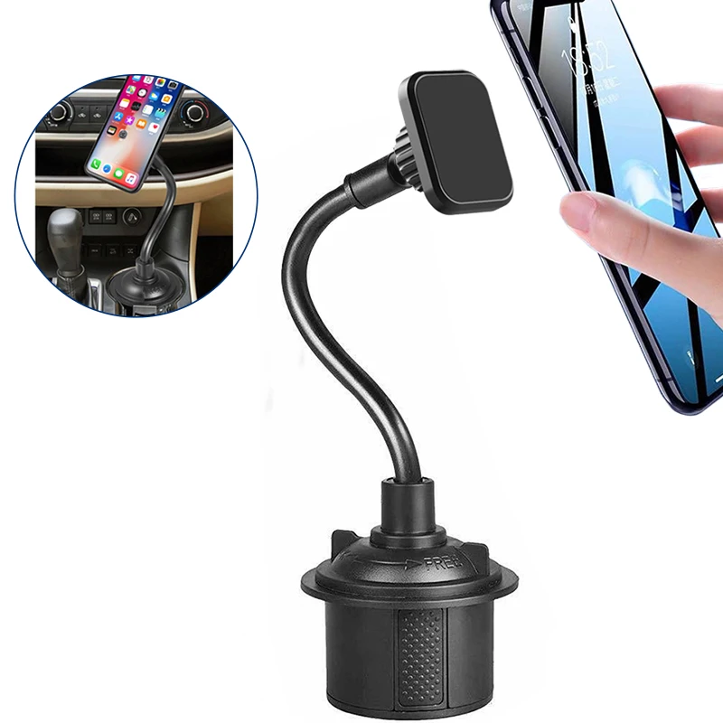 Magnetyczny uchwyt na kubek Uchwyt na telefon Elastyczny uchwyt na kubek samochodowy na gęsiej szyi Mocny… Magnetyczny uchwyt na kubek Uchwyt na telefon Elastyczny uchwyt na kubek samochodowy na gęsiej szyi Mocny…
