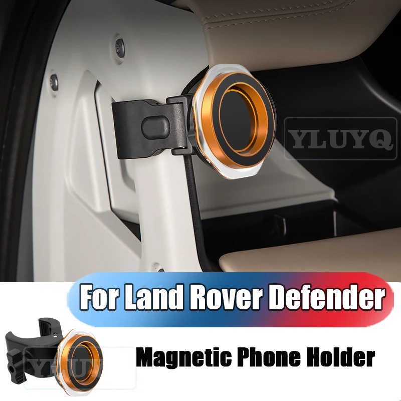 Magnetyczny uchwyt na telefon do samochodu Land Rover Defender, uchwyt grawitacyjny na kubek, wielokątnie… Magnetyczny uchwyt na telefon do samochodu Land Rover Defender, uchwyt grawitacyjny na kubek, wielokątnie…