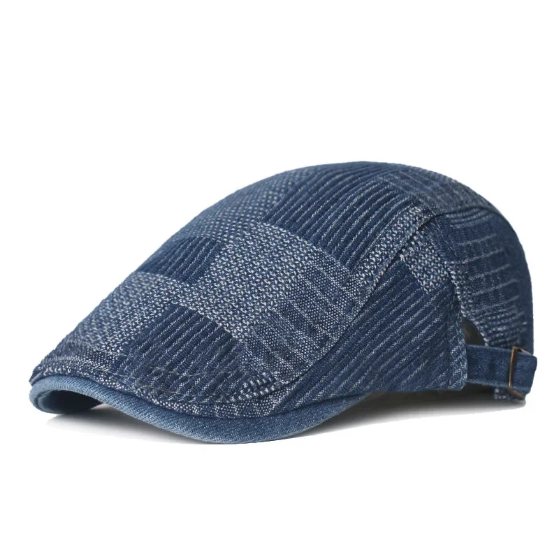 Marka Oohmy Beret Denim Newsboy Hats Adjustable Ivy Flat Cap Gatsby Cabbie Driving Hat for Men Women Vintage… Marka Oohmy Beret Denim Newsboy Hats Adjustable Ivy Flat Cap Gatsby Cabbie Driving Hat for Men Women Vintage…