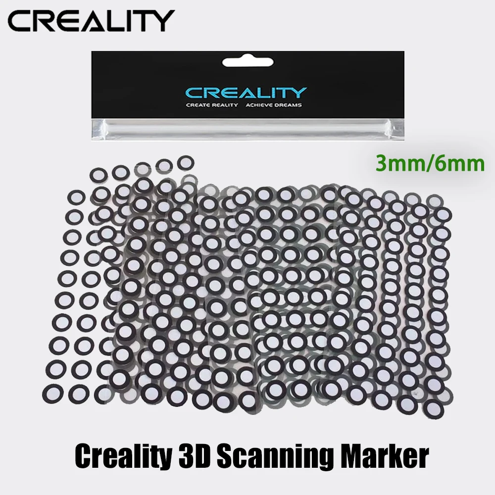 Marker skanujący 3D Creality do skanera 3D, znaczniki punktów referencyjnych do śledzenia 3D do skanowania 3D…