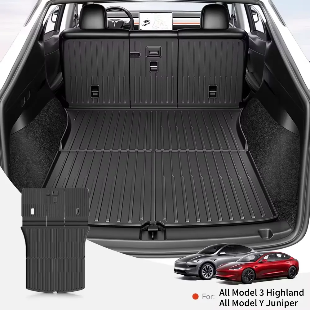 Mata do bagażnika YZ dla Tesla TPE Model 3 Y Highland 2021-2026, samochodowa, całoroczna, wodoodporna… Mata do bagażnika YZ dla Tesla TPE Model 3 Y Highland 2021-2026, samochodowa, całoroczna, wodoodporna…