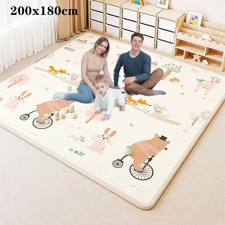 Mata do zabawy dla niemowląt, uroczy mały jeleń, gruba 1 cm/0,5 cm, edukacyjne dywany do pokoju dziecięcego… Mata do zabawy dla niemowląt, uroczy mały jeleń, gruba 1 cm/0,5 cm, edukacyjne dywany do pokoju dziecięcego…