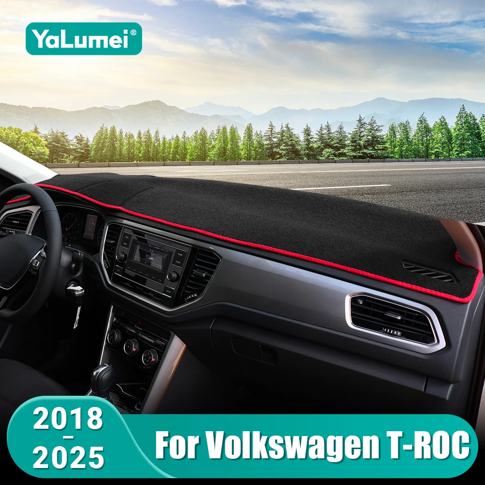 Mata na deskę rozdzielczą do Volkswagen VW T-ROC TROC 2018 2019 2020 2021 2022 2023 2024 2025, osłona…