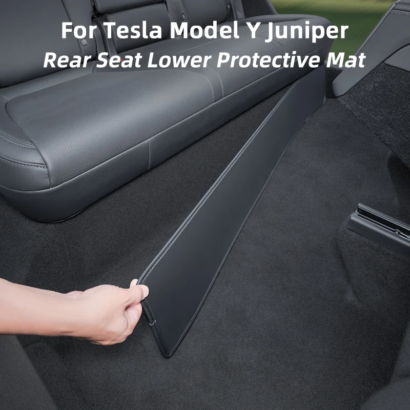 Mata ochronna na tylną część siedzeń Tesla Model Y Juniper 2026, skóra PU, podkładka anty-kopnięciowa pod… Mata ochronna na tylną część siedzeń Tesla Model Y Juniper 2026, skóra PU, podkładka anty-kopnięciowa pod…