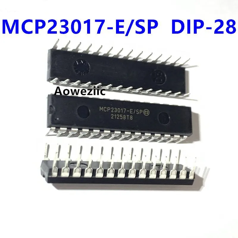 MCP23017-E/SP DIP-28 MCP23017 16-bitowy ekspander we/wy z interfejsem I2C IC Diy IO Electronic MCP23017-E/SP DIP-28 MCP23017 16-bitowy ekspander we/wy z interfejsem I2C IC Diy IO Electronic