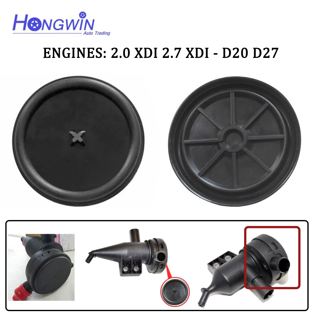Membrana pokrywy zaworów PCV silnika do Ssangyong Actyon Rexton 2.0 2.7 XDI 6650180333 6650180233 , 6650180433…