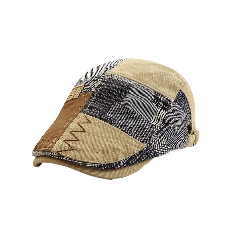 Męska czapka Beret bawełniana klamra regulowana czapka gazeciarz Cabbie Gatsby Cap