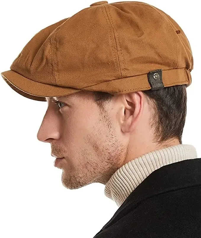 Męska ośmiokątna czapka gazeciarza Czapka bawełniana Francuski styl uliczny Gatsby Ivy Czapki taksówkarskie… Męska ośmiokątna czapka gazeciarza Czapka bawełniana Francuski styl uliczny Gatsby Ivy Czapki taksówkarskie…