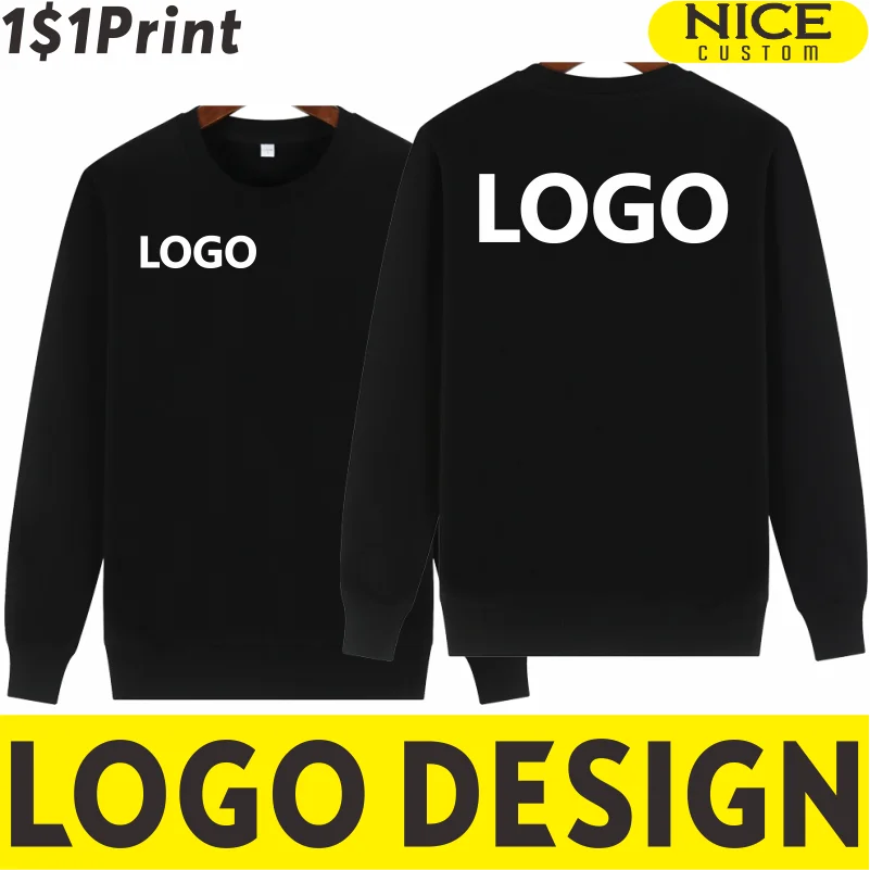 Mężczyźni Kobiety Casual Crew Neck Sweatshirt Custom Logo Company Team Cotton Sweatshirt Embroidery Design… Mężczyźni Kobiety Casual Crew Neck Sweatshirt Custom Logo Company Team Cotton Sweatshirt Embroidery Design…