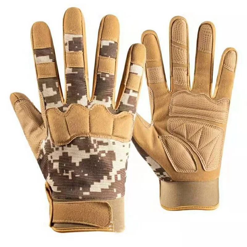 Mężczyźni Kobiety Outdoor Sport Fitness Rękawiczki rowerowe z pełnym palcem Kamuflaż Chroni rękawicę N31 Mężczyźni Kobiety Outdoor Sport Fitness Rękawiczki rowerowe z pełnym palcem Kamuflaż Chroni rękawicę N31