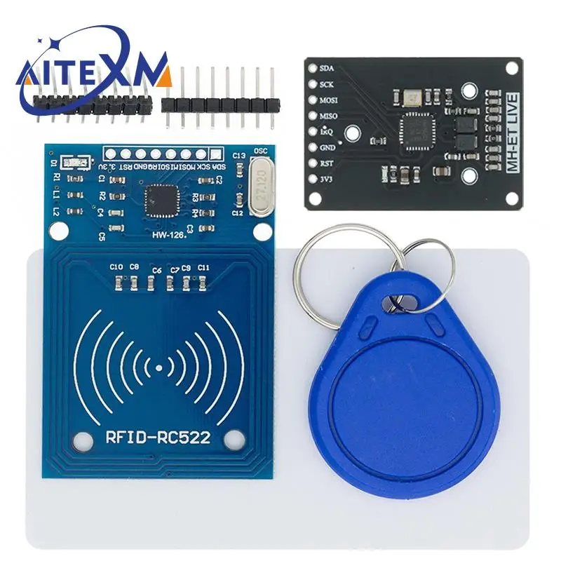 MFRC-522 RC-522 RC522 Antena RFID IC Moduł bezprzewodowy dla Arduino IC KEY SPI Writer Reader Moduł…