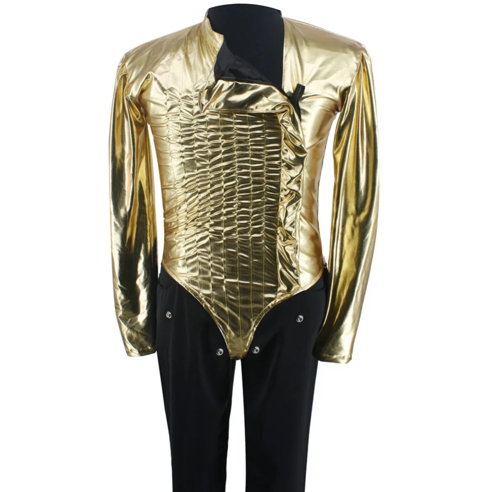 Michael Jackson BAD Dangerous Jam Złote body Kostiumy dla dzieci Audlts Impersonator Michael Jackson BAD Dangerous Jam Złote body Kostiumy dla dzieci Audlts Impersonator