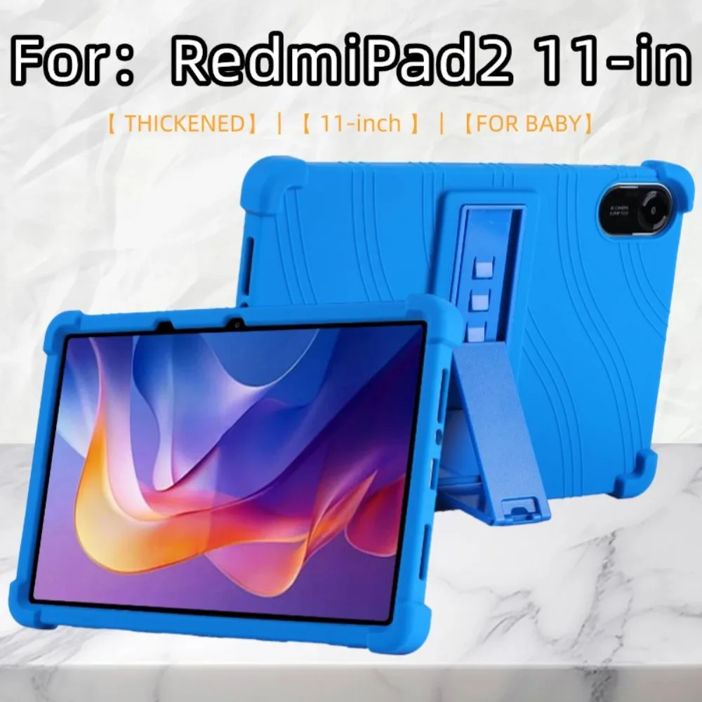 Miękki silikonowy pokrowiec z pogrubionymi narożnikami na tablet Redmi Pad 2 (2025) 11 cali, odporny na… Miękki silikonowy pokrowiec z pogrubionymi narożnikami na tablet Redmi Pad 2 (2025) 11 cali, odporny na…