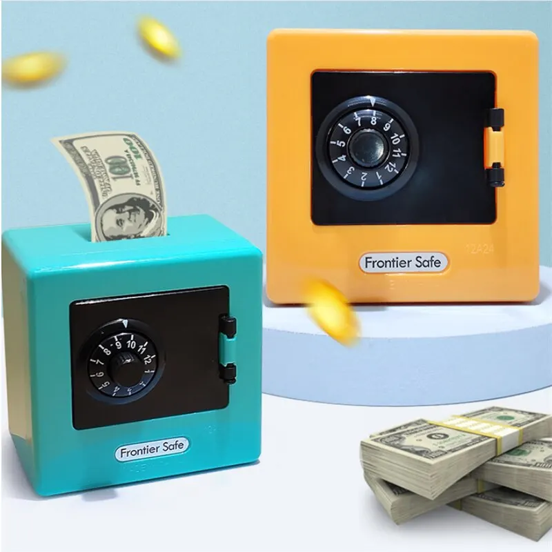 Mini Bank Skarbonka Retro Atm Obrotowe Hasło Gotówka Monety Oszczędność Sejf Bankowy Automatyczny Depozyt… Mini Bank Skarbonka Retro Atm Obrotowe Hasło Gotówka Monety Oszczędność Sejf Bankowy Automatyczny Depozyt…
