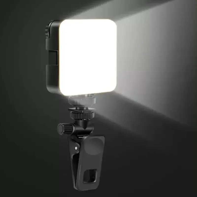 Mini Przenośna Lampka LED do Wideo Fotografii Oświetlenie do Telefonu Selfie Livestreaming Lampka Wypełniająca…