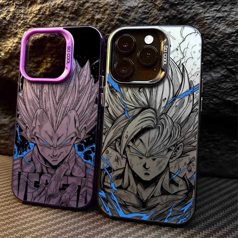 Minimalistyczne etui Dragon Ball Goku Vegeta na Xiaomi POCO X7 X6 X5 X3 F6 F5 M6 Pro F8 F7 Ultra F4 F3 M7 M5s…